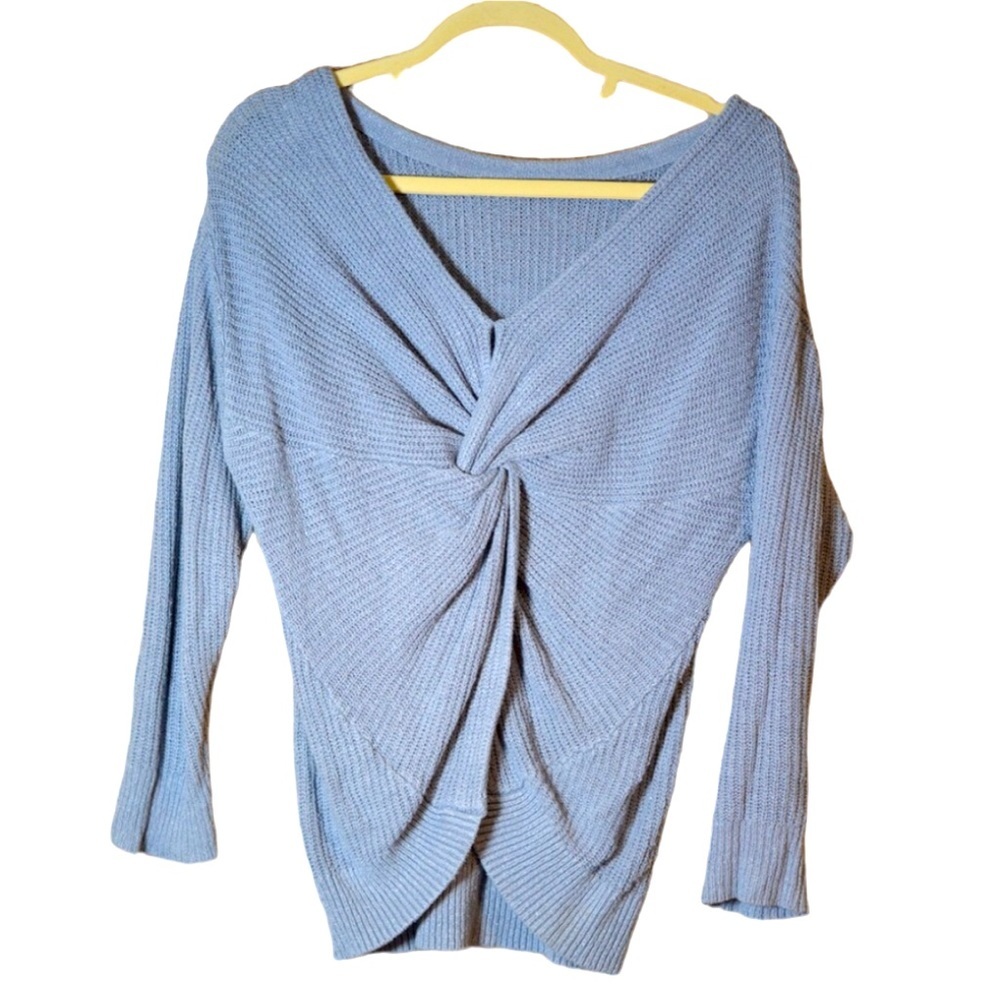 Market & Spruce Twist Back Sweater Size M